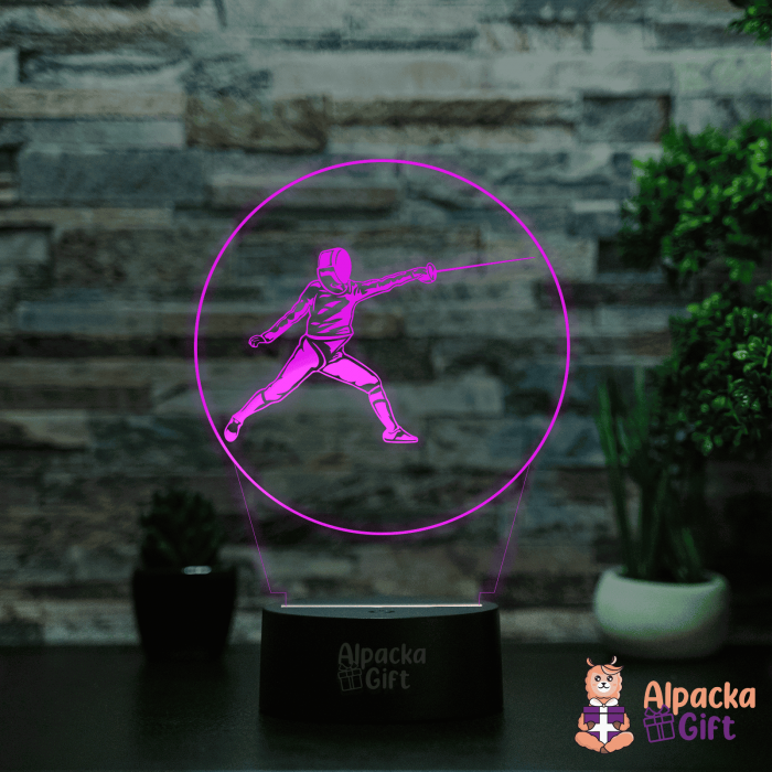 Lampă 3D - Scrimă [4]