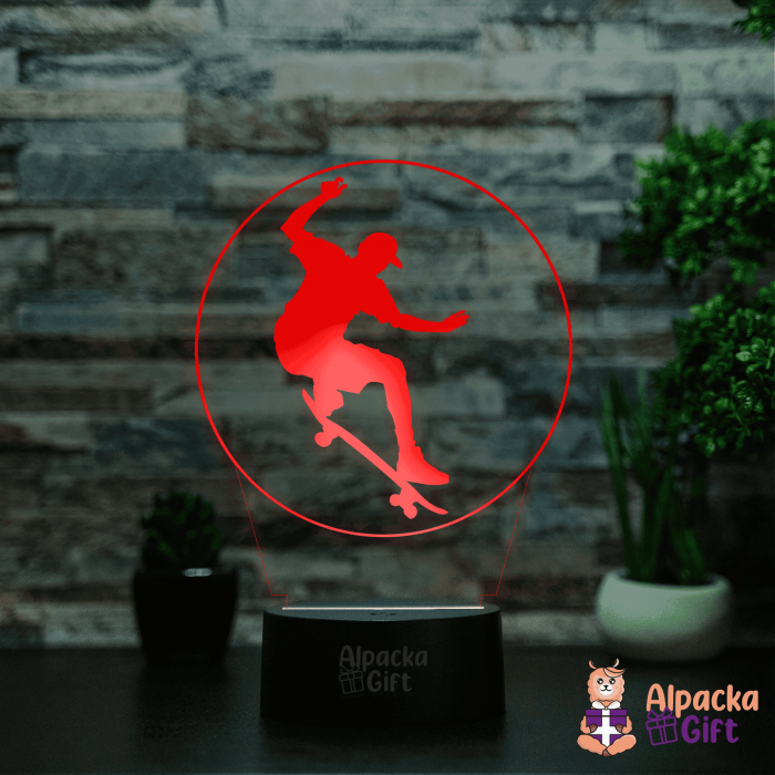 Lampă 3D - Skateboard [2]