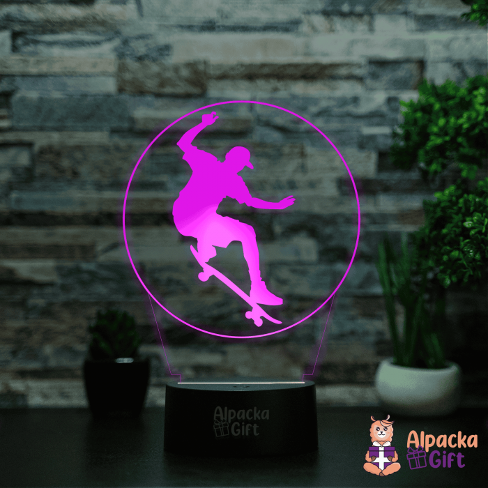 Lampă 3D - Skateboard [3]