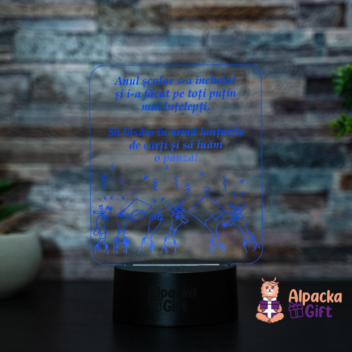 Lampa 3D Sfarsit An Scolar 2 [2]