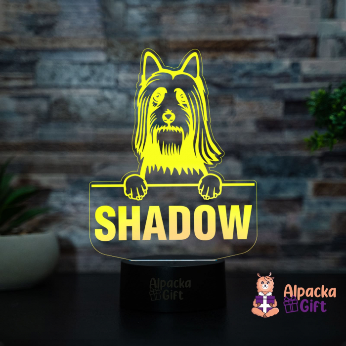 Lampă 3D Silky Terrier [3]