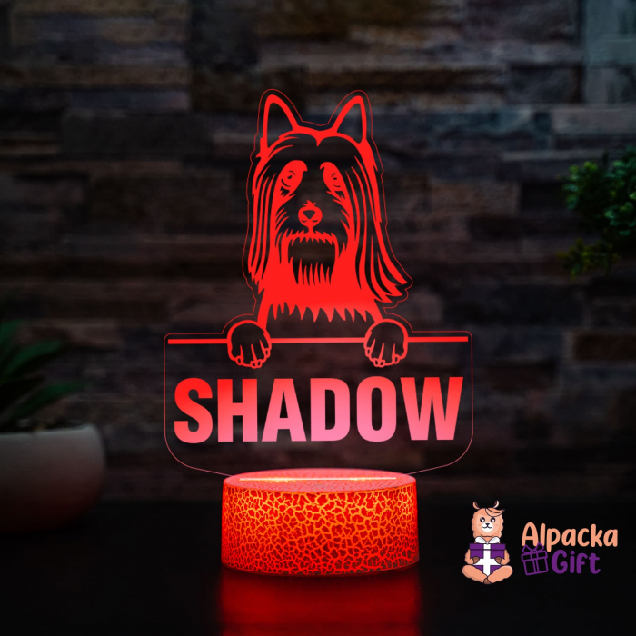 Lampă 3D Silky Terrier [2]