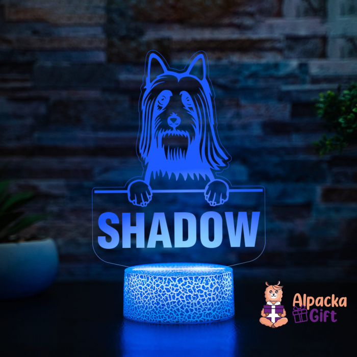 Lampă 3D Silky Terrier [3]