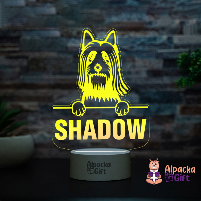 Lampă 3D Silky Terrier [4]