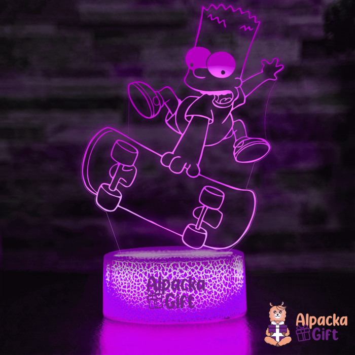 Lampa 3D -Simpson Bart [4]