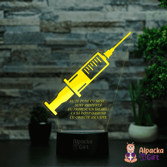 Lampă 3D - Siringă [4]