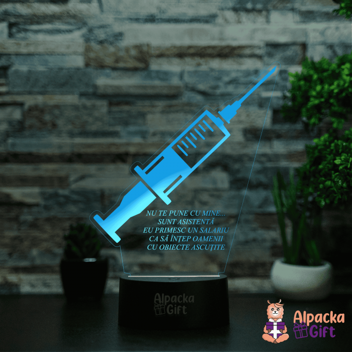 Lampă 3D - Siringă [5]