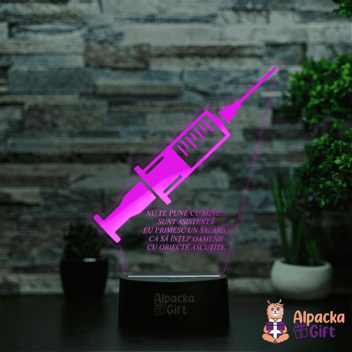 Lampă 3D - Siringă [2]