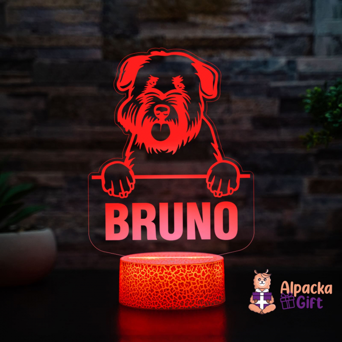 Lampa 3D Soft Coated Wheaten Terriers [4]