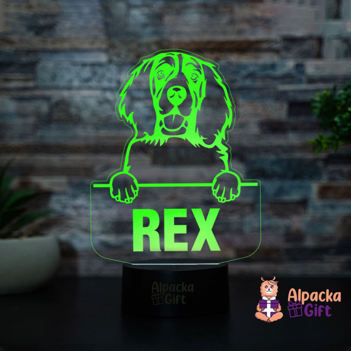 Lampă 3D - Spaniel (English Springer) [4]