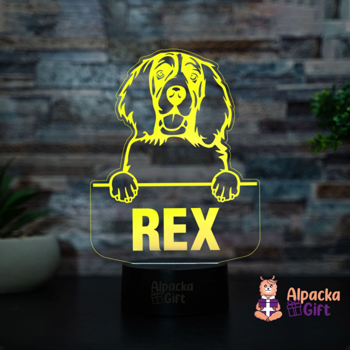 Lampă 3D - Spaniel (English Springer) [3]