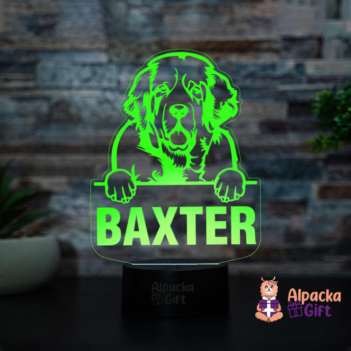 Lampă 3D Spaniels (Clumber) [4]