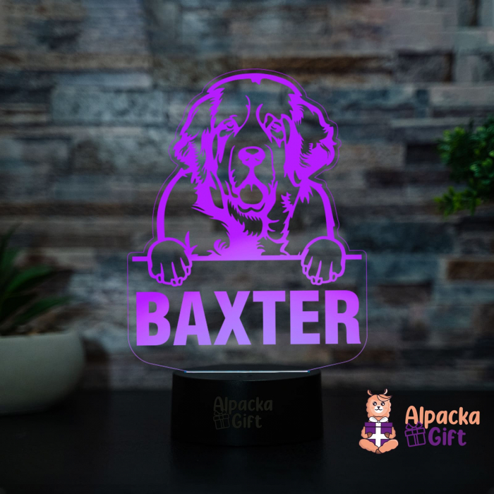 Lampă 3D Spaniels (Clumber) [2]