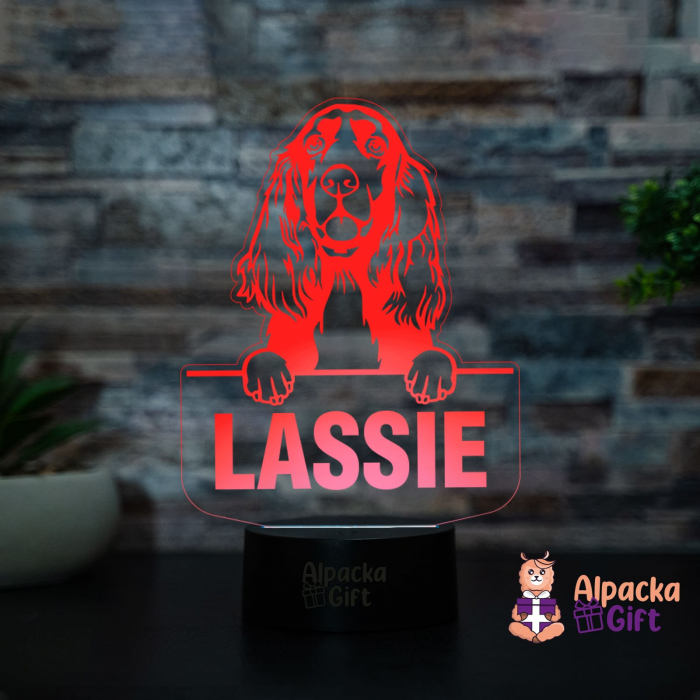 Lampă 3D - Spaniels (Field) [2]