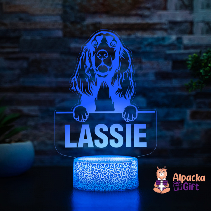 Lampă 3D - Spaniels (Field) [3]