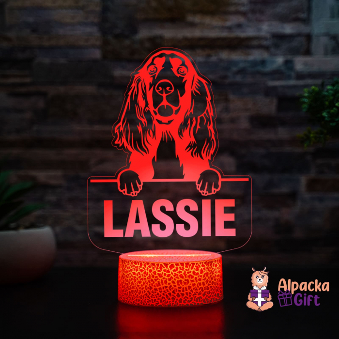 Lampă 3D - Spaniels (Field) [2]