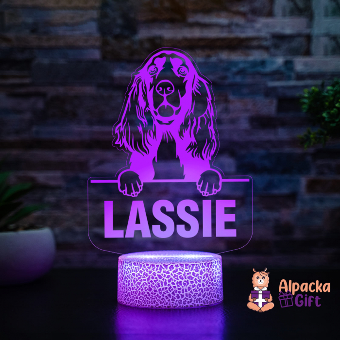 Lampă 3D - Spaniels (Field) [4]