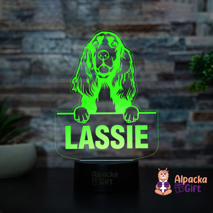 Lampă 3D - Spaniels (Field) [4]