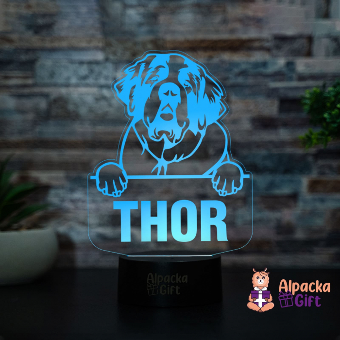 Lampă 3D - St Bernard [2]