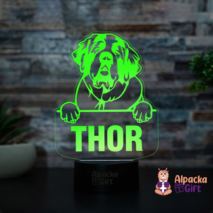 Lampă 3D - St Bernard [3]