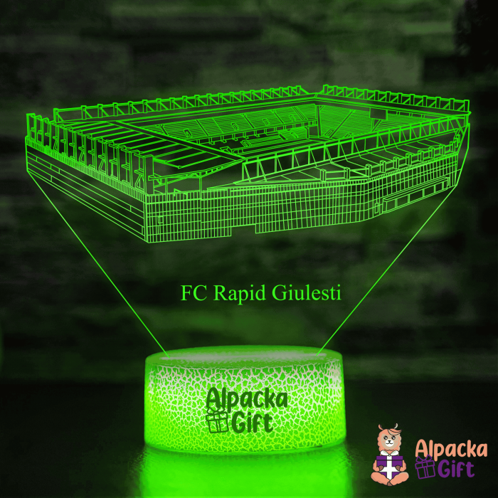 Lampă 3D - Stadion Giulești [5]