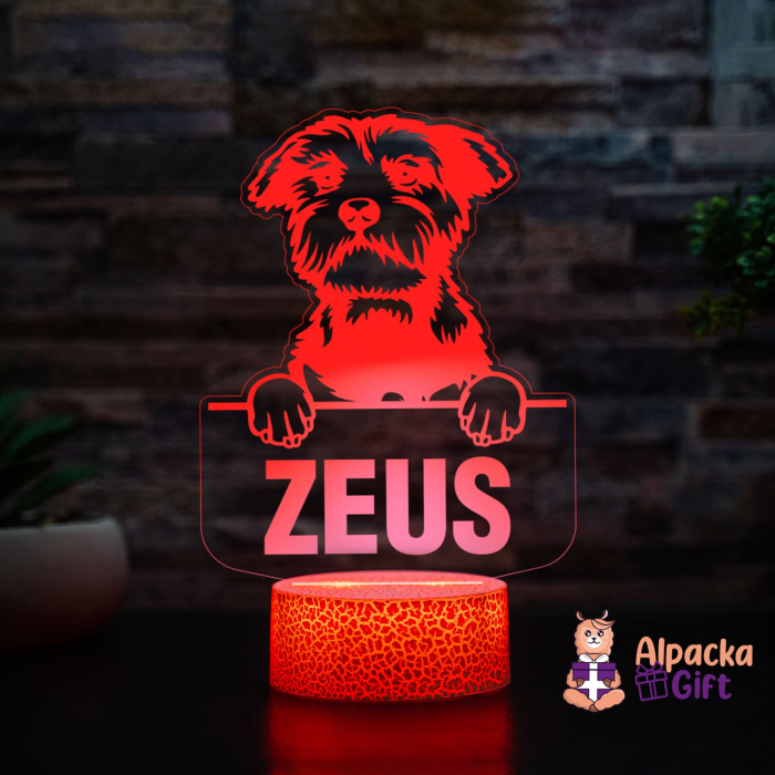 Lampă 3D Standard Schnauzer [2]