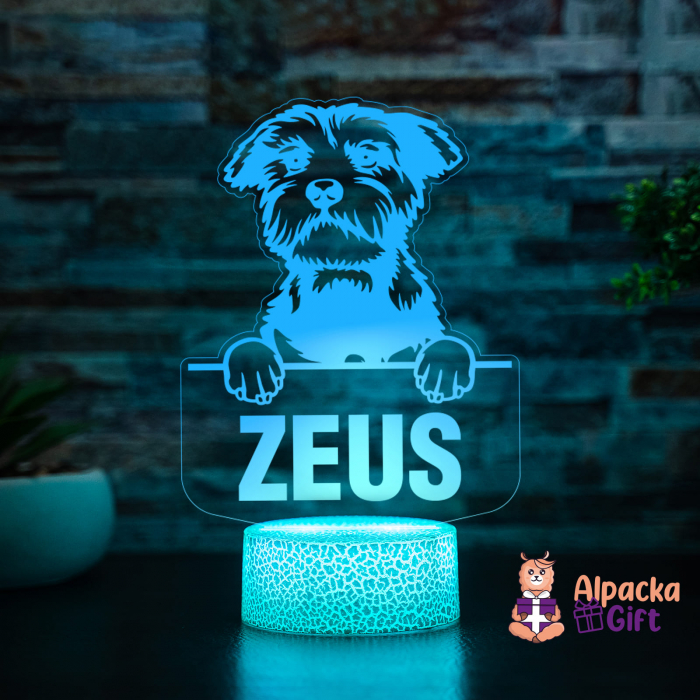 Lampă 3D Standard Schnauzer [3]