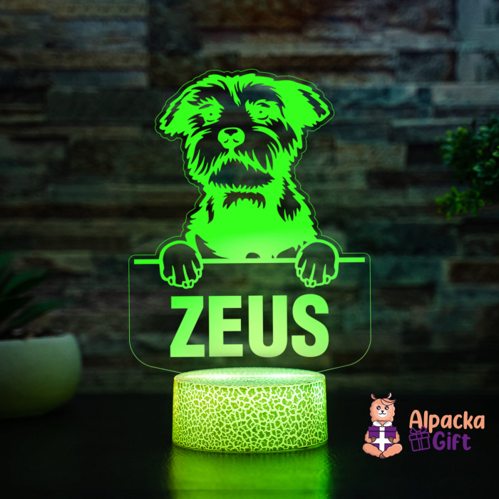 Lampă 3D Standard Schnauzer [4]