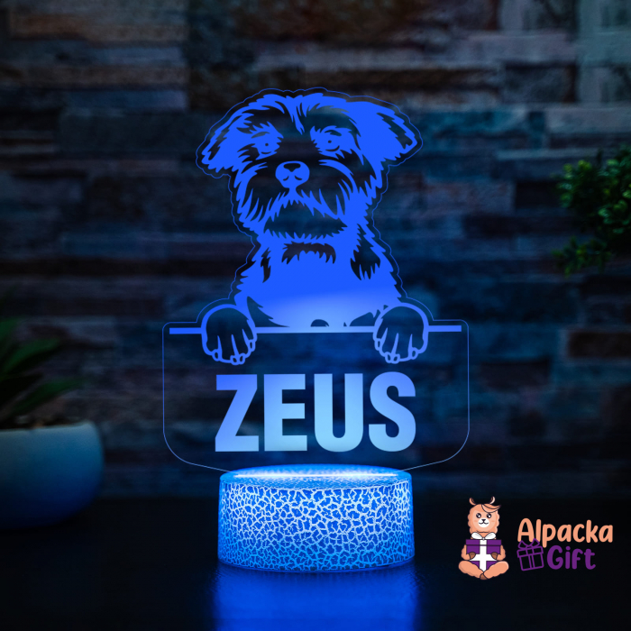 Lampă 3D Standard Schnauzer [5]