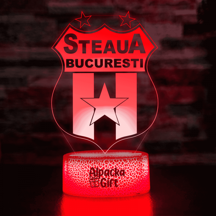 Lampă 3D Steaua București [4]