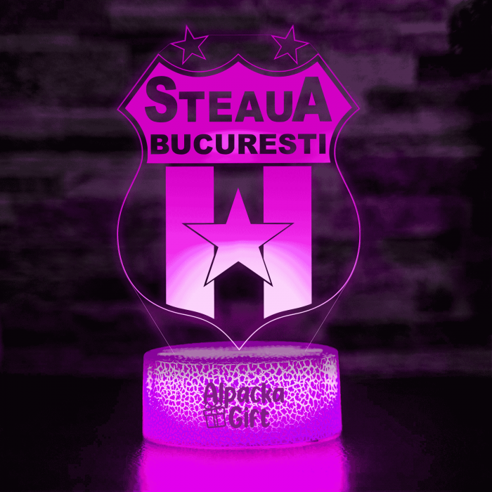 Lampă 3D Steaua București [3]