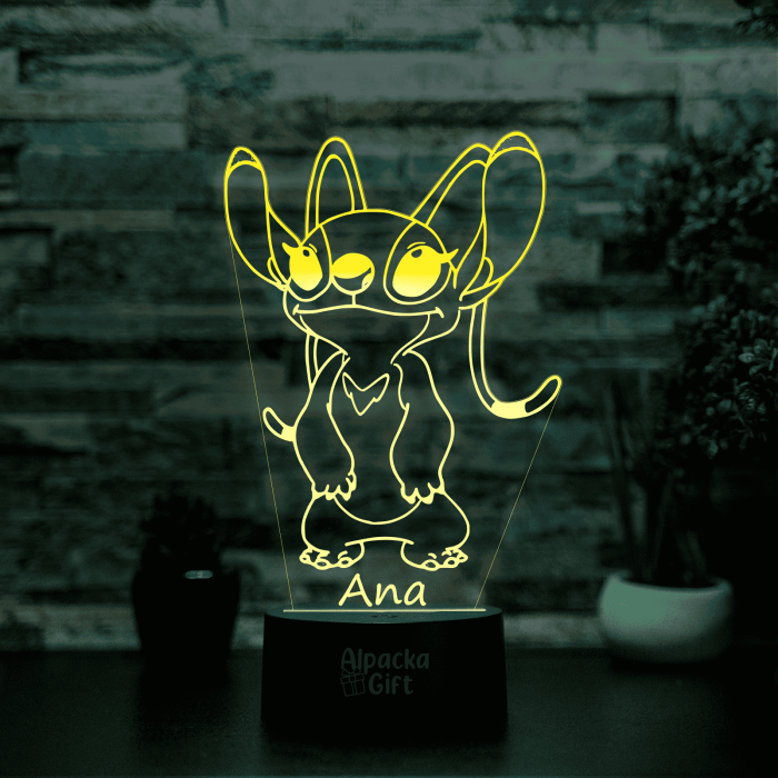 Lampă 3D - Stitch 2 [2]