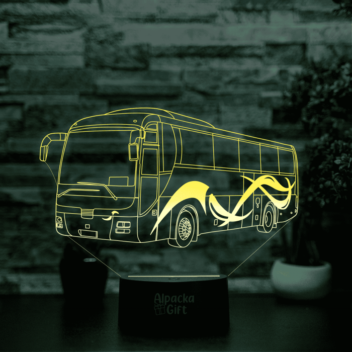 Lampă 3D - Autocar [2]