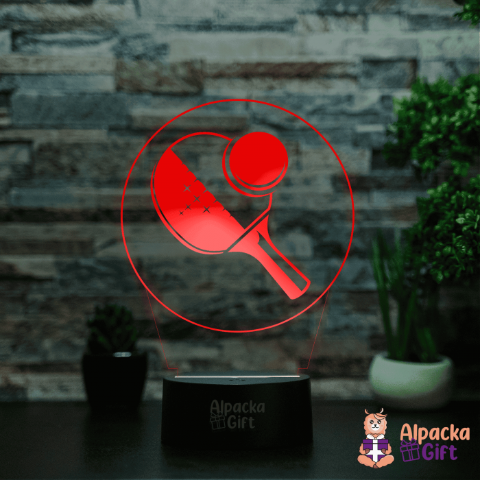 Lampă 3D - Tenis de Masă [3]