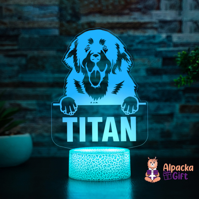 Lampă 3D Tibetan Mastiffs [5]