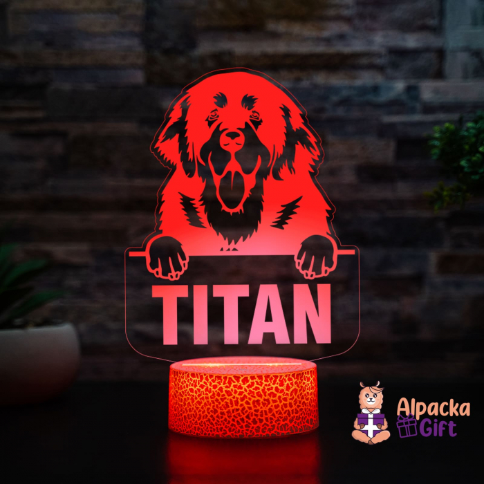 Lampă 3D Tibetan Mastiffs [2]