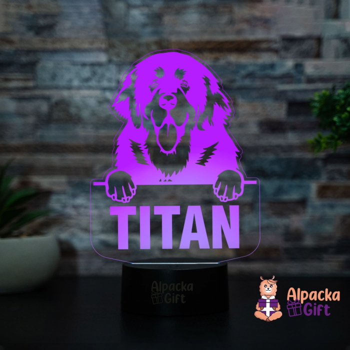 Lampă 3D Tibetan Mastiffs [2]