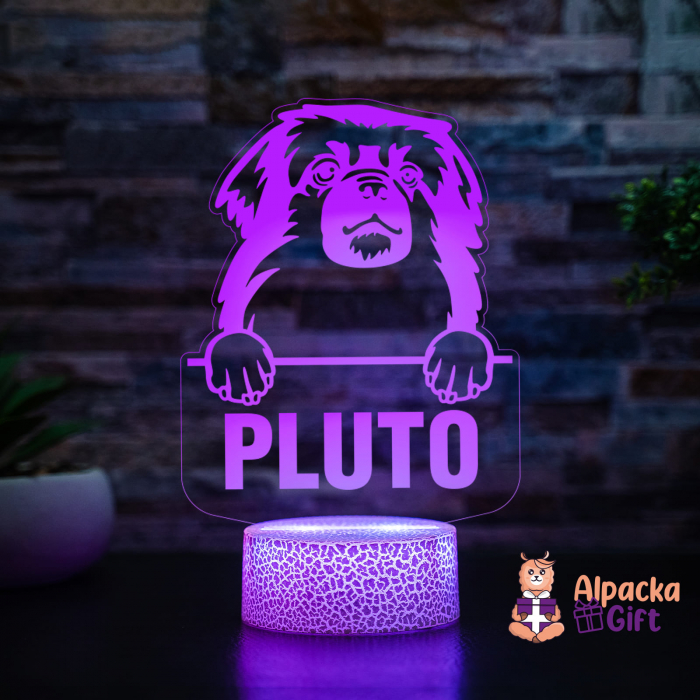 Lampă 3D - Tibetan Spaniel [3]