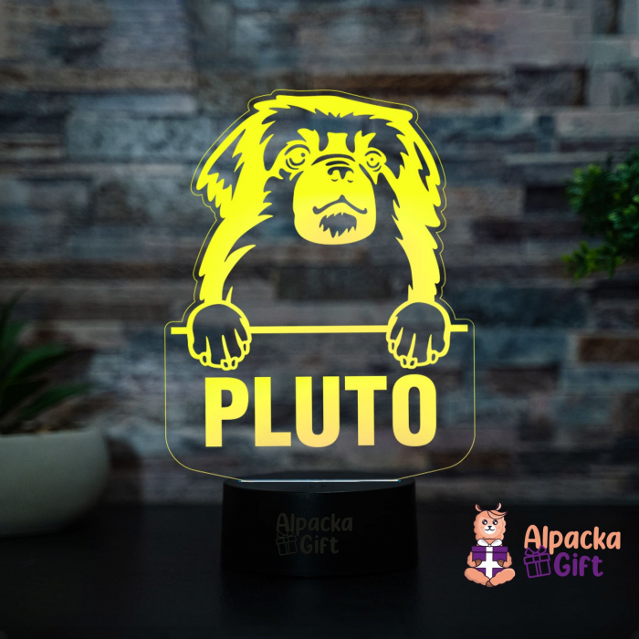 Lampă 3D - Tibetan Spaniel [4]