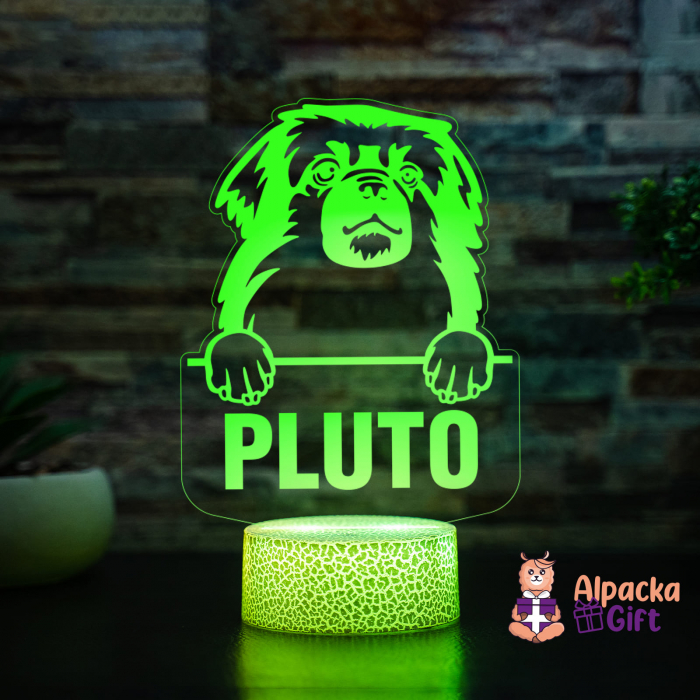 Lampă 3D - Tibetan Spaniel [4]