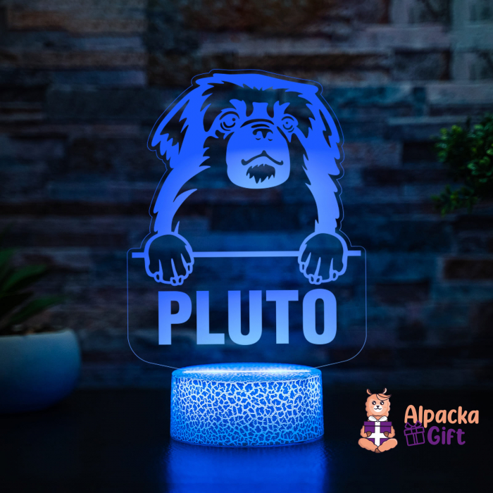 Lampă 3D - Tibetan Spaniel [2]