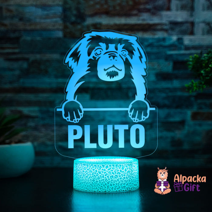 Lampă 3D - Tibetan Spaniel [5]