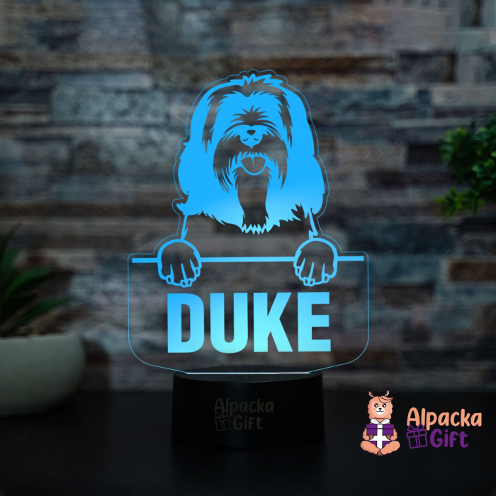 Lampă 3D Tibetan Terrier [2]