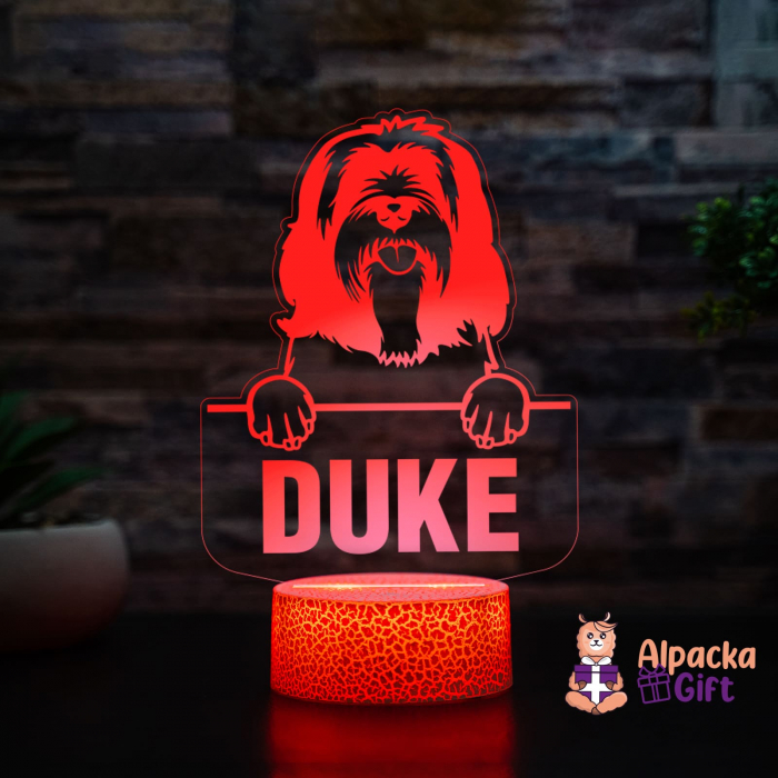Lampă 3D Tibetan Terrier [2]