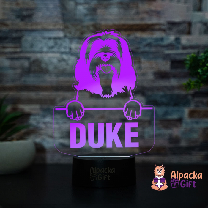 Lampă 3D Tibetan Terrier [4]