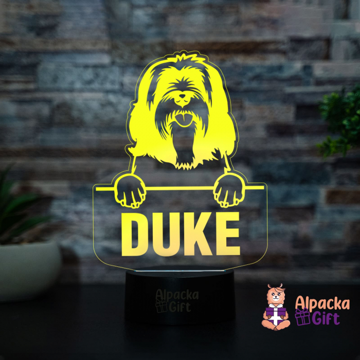 Lampă 3D Tibetan Terrier [3]
