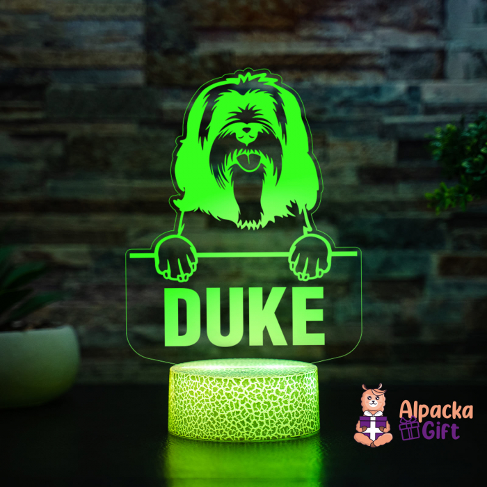 Lampă 3D Tibetan Terrier [4]