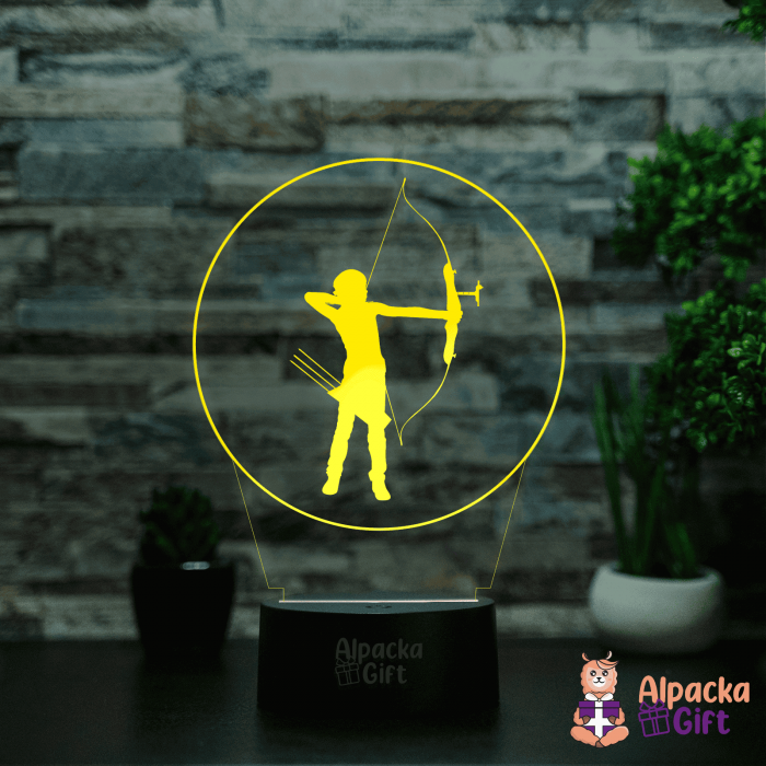 Lampă 3D - Tir cu Arcul [5]