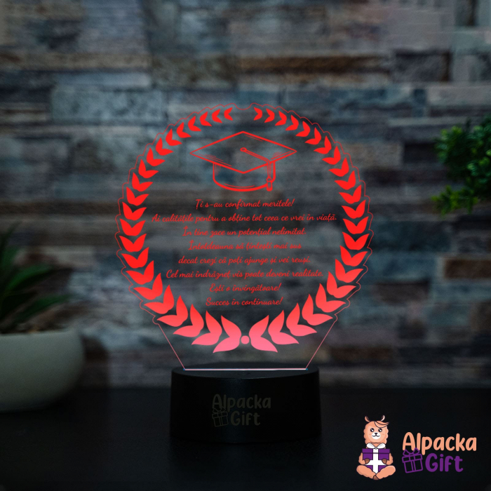 Lampa 3D - Coroană  + Tocă [3]