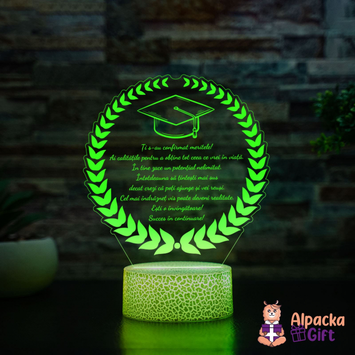 Lampa 3D - Coroană  + Tocă [3]